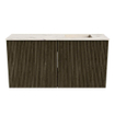 Mondiaz JOYA-DLUX 80cm toiletmeubel - kleur Shadow - Wastafel FAYE positie Rechts Zonder kraangat kleur Nata. SW1424965