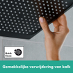 Hansgrohe vernis douche de tête 23x17cm ecosmart noir mat SW651709