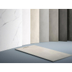 Zenon Essenza West Douchebak - 100x100cm - antislip - antibacterieel - mineraalmarmer - rechthoek - Calacatta marmer (wit) SW1182647