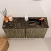 Mondiaz JOYA-DLUX 80cm toiletmeubel - kleur Dusk - Wastafel FAYE positie Rechts 1 kraangat kleur Lava. SW1423249