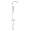 GROHE Euphoria system 310 colonne de douche thermostatique avec pomme de douche euphoria mono + 110 douchette de massage ronde chromée SW536417