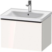 Duravit D-neo Meuble sous vasque 63.4x45.2x44cm 1 tiroir Blanc haute brillance SW640702