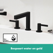 Hansgrohe finoris robinet de lavabo 3 trous 110 pop up plug noir mat SW651109