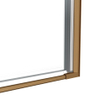 Fortifura Galeria Douchedeur - 60x200cm - scharnieren - deurgreep - vlak - helder veiligheidsglas - Geborsteld koper PVD (Koper) SW1122607