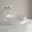 Villeroy & Boch Loop & Friends Lavabo 42x42cm Rond avec trop-plein CeramicPlus Blanc Alpin SW644145