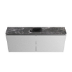 MONDIAZ TURE-DLUX Meuble WC 120 cm Plata. Lavabo EDEN Lava position centrale. Sans trou de robinet. SW1103989