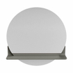 Miroir de salle de bain Mondiaz SPOT - rond 60cm - plan de miroir - couleur Smoke SW1235620
