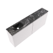 MONDIAZ TURE-DLUX meuble de toilette 120cm Cale. lavabo EDEN Lava position gauche. Sans trou de robinet. SW1103745