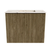 Mondiaz JOYA-DLUX 50cm toiletmeubel - kleur Dusk - Wastafel FAYE positie Rechts 1 kraangat kleur Nata. SW1425878