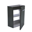 Xellanz Zenti meuble de lavabo 40 x 22 cm gris haute brillance SW72927