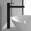 Villeroy & Boch Loop & Friends ensemble de robinet à levier unique rehaussé - noir mat SW974127