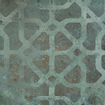Zyx amazonia carreau de sol et de mur avec décor 14x14cm 9mm rectifié r9 porcelaine émeraude SW795697