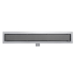FugaFlow Eccelente Caniveau de douche Anta - 70cm - grille fermée - bride de sol - Gunmetal PVD brossé SW1467919