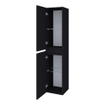 BRAUER Solution Armoire colonne 35x160cm Noir mat SW370866