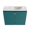 MONDIAZ TURE-DLUX Meuble toilette - 60cm - Smag - EDEN - vasque Glace - position droite - 1 trou de robinet SW1103519