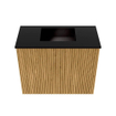 Mondiaz JOYA 50cm toiletmeubel - kleur Oak - Wastafel FAYE positie Midden Zonder kraangat kleur Urban. SW1421154