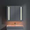 Villeroy & Boch My view armoire de toilette - 80x75 cm. 2 portes et éclairage LED 1024980