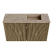 Mondiaz JOYA-DLUX Meuble de toilette 70cm - couleur Dusk - Vasque FAYE position Droite 1 trou de robinet couleur Arena. SW1425736