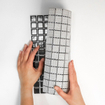 The Mosaic Factory Barcelona mozaïektegel - 30x30cm - wandtegel - Vierkant - Porselein Black Glans SW104830
