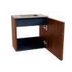 Mondiaz JOYA-DLUX 40cm toiletmeubel - kleur Ruby - Wastafel FAYE positie Midden Zonder kraangat kleur Arena. SW1425255