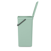 Brabantia Sort & Go Afvalemmer - 40 liter - hengsel - jade green SW1117377