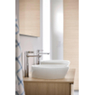 Duravit D-Neo lavabo à poser 12,5x40cm sans trou de robinetterie céramique Blanc SW640500