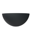 Arcqua Prince Vasque à poser - 38cm - ronde - marbre coulé - mat anthracite SW909486