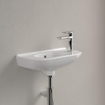 Villeroy & Boch O.novo Lave-mains 50x25cm trou pour robinet droite blanc SW158625