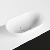 Mondiaz Fowy Toiletmeubel - 80x50x23cm - urban mat - 0 kraangaten - wasbak rechts - 2 deuren - solid surface - blad MDF - wasbak: wit SW760926