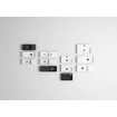 Clou Mini Wash Me fontein 56x19cm zonder kraangat links Keramiek Wit SW9291