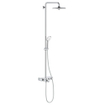 GROHE Euphoria smartcontrol Regendoucheset Opbouw - badkraan - hoofddouche rond 26cm - 2 functies - handdouche rond - chroom SW209448