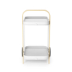 Umbra Bellwood chariot de service 53x44x80cm Acier Blanc/naturel SW719980