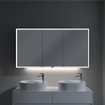 Villeroy & Boch My View Now armoire de toilette - avec 3 portes avec éclairage LED et éclairage de lavabo 140x75x16.8cm - avec interrupteur marche/arrêt SW701121
