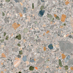 Ceralto Minera Chip Carreau de sol - 60x60cm - 9.5mm - rectifié - Multicolore SW1212413