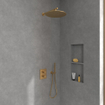 Villeroy & Boch Universal Showers douche principale - 35cm - Rond - Or brossé (or) SW974344