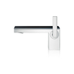 Robinet lavabo Hansgrohe AXOR MyEdition 70 avec verre noir avec garniture push open avancée 15.1 cm chrome SW241672
