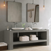 Ideavit Solidjazz lavabo à poser 60x35x9cm ovale 0 trous de robinet 1 cuve Solid surface blanc SW85899