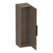 BRAUER Elevate armoire de salle de bains - 120x35x35cm - sans poignée rapportée - 1 porte - ouvrant à gauche ou à droite - moka mat SW1199986