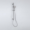 Fortifura Calvi Glijstang - 90cm - met geïntegreerde wandaansluitbocht - Gunmetal OUTLETSTORE STORE43692