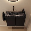 MONDIAZ TURE-DLUX Meuble toilette - 60cm - Urban - EDEN - vasque Lava - position gauche - sans trou de robinet SW1103624