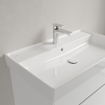 Villeroy & Boch Collaro Lavabo pour meuble 80x47cm 1 trou de robinet avec trop-plein Ceramic+ Blanc SW358314