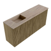 Mondiaz JOYA-DLUX 90cm meuble de toilette - couleur Dusk - Vasque FAYE position Gauche 1 trou de robinet couleur Saba. SW1426064