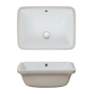Crosswater Torino wastafel 51cm inbouw wit SW487450