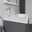 Duravit Me by starck lavabo-meuble avec 1 trou de robinetterie 83 x 49 cm blanc SW228009