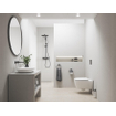 GROHE Essentials Toiletborstelhouder - wandmontage - rond - open - brushed hard graphite SW99041