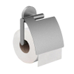 Wiesbaden Alonzo porte-rouleau de papier toilette avec clapet inox brossé SW798010
