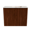 Mondiaz JOYA-DLUX Meuble de toilette 50cm - couleur Ruby - Vasque FAYE position Droite Sans trou de robinet couleur Frappe. SW1423453