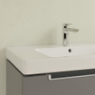Villeroy & Boch Subway 2.0 lavabo - 80x47cm - 1 trou de robinet - non rodé - avec trop-plein - céramique - blanc brillant 1024064