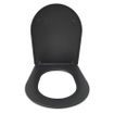 Wiesbaden Shade slim Abattant WC softclose et quick release mat noir SW385135