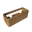Royal Plaza Terra Edge Badkamermeubelset - 120x44.7x46cm - solid surface topblad wit mat - 2 lades - sandwood (licht eiken) SW1471958